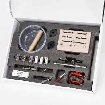 Eksperymenty uczniowskie FIZYKA, zestaw 1 - Elektryczność (C-BOX) - jangar.pl