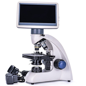 Biological Microscope 600x-LED with 7 cal LCD Screen and Mechanical Stage