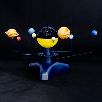 Solar System Model with Planetarium