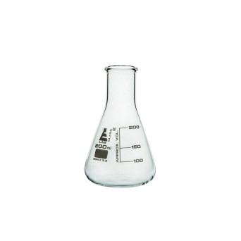 Conical Flask 200 ml, Narrow Neck Borosilicate Glass
