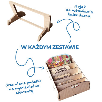 JANGAR Wooden Weather Calendar (PL/ENG version)
