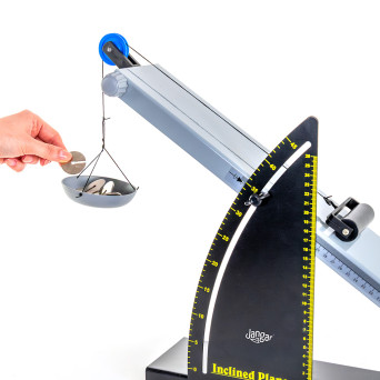 Adjustable Inclined Plane with Roller and Precision Protractor