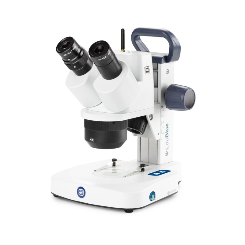 Stereoscopic Microscope WiFi 10x/20x/40x - LED Digital 4 MP, Illuminated (bottom and top light)