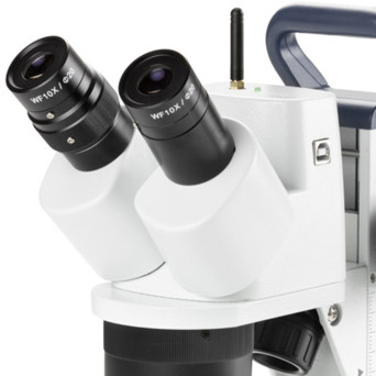 Stereoscopic Microscope WiFi 10x/20x/40x - LED Digital 4 MP, Illuminated (bottom and top light)