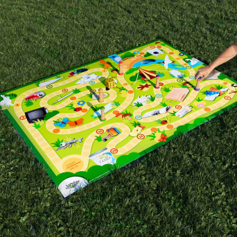 Large-format educational game: We Sort Waste and Clean Up the Forest – XXL version