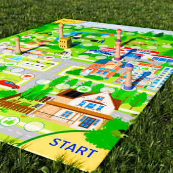 Large-format educational game: Be Eco - Good and Bad Habits - XXL version