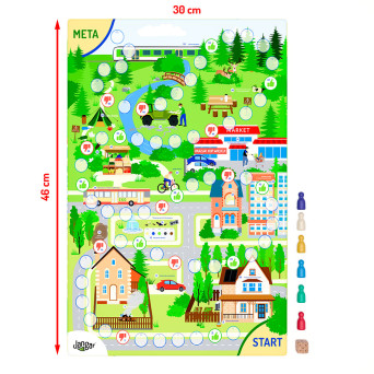 Board game: Be Eco - Good and Bad Habits (30x46 cm)