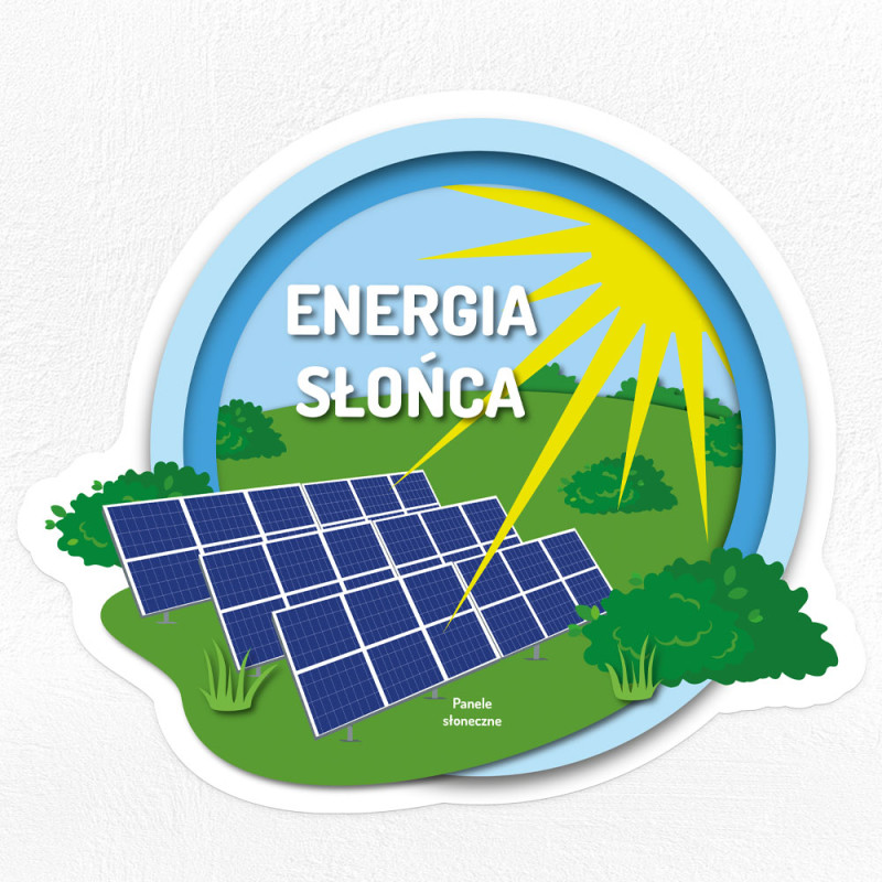 Durable wall sticker 50×48 cm: Solar Energy