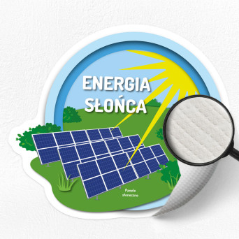 Durable wall sticker 50×48 cm: Solar Energy