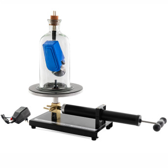 Vacuum bell with hand pump – Educational demonstration tool for classroom physics