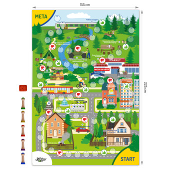 Large-format educational game: Be Eco - Good and Bad Habits - XXL version