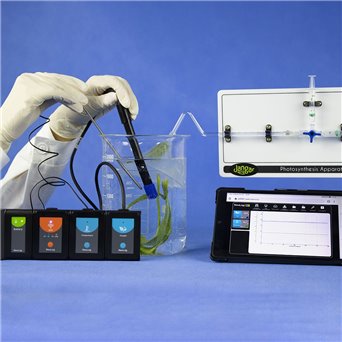 GOsensor: Set of electronic environmental parameter sensors (temperature, oxygen, humidity, pH, light intensity)