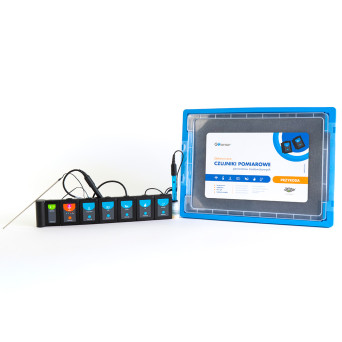 GOsensor: Set of electronic environmental parameter sensors (temperature, oxygen, humidity, pH, light intensity)