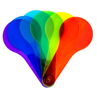 Colorful filters for mixing colors