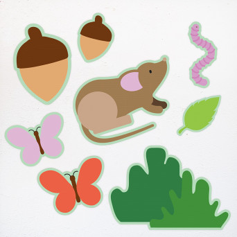 Educational Wall Stickers:  Forest