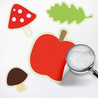 Autumn – Durable Wall Stickers, 75 pcs., 5 Sheets, 45 × 62 cm